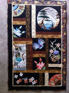 Completed Scenes of the Orient quilt